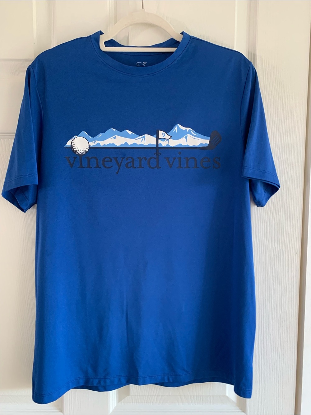 Men’s Vineyard Vines Royal Blue Golf Graphic Short-Sleeve Tee